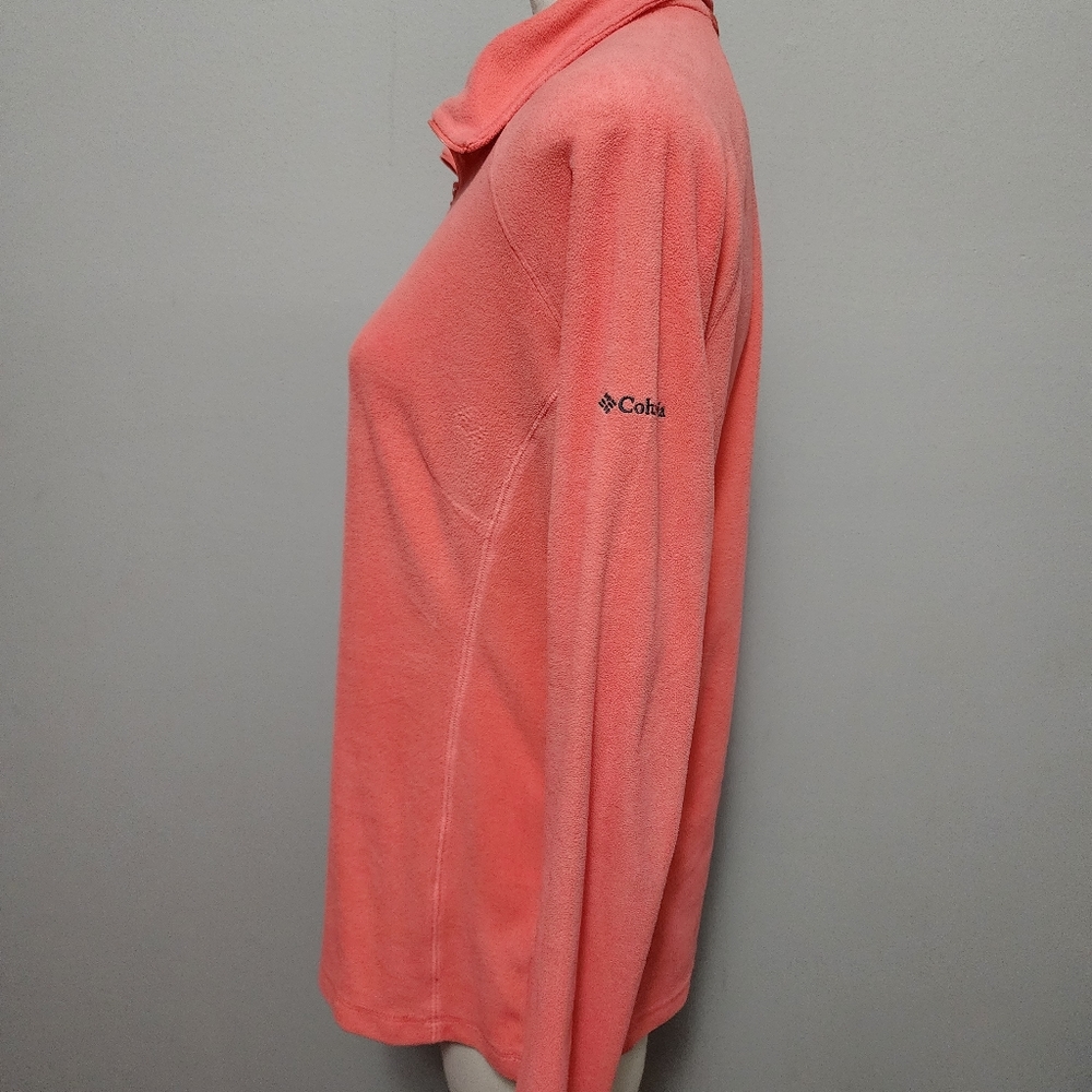 Columbia Blush Pink Glacial Half Zip Fleece Size large - Picture 4 of 7